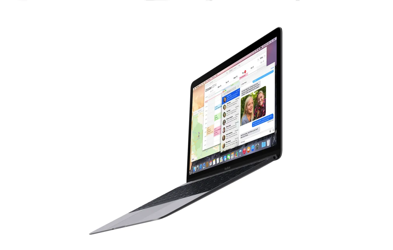 Photo wallpaper retina, The new MacBook, Pure invention, Force Touch, new design