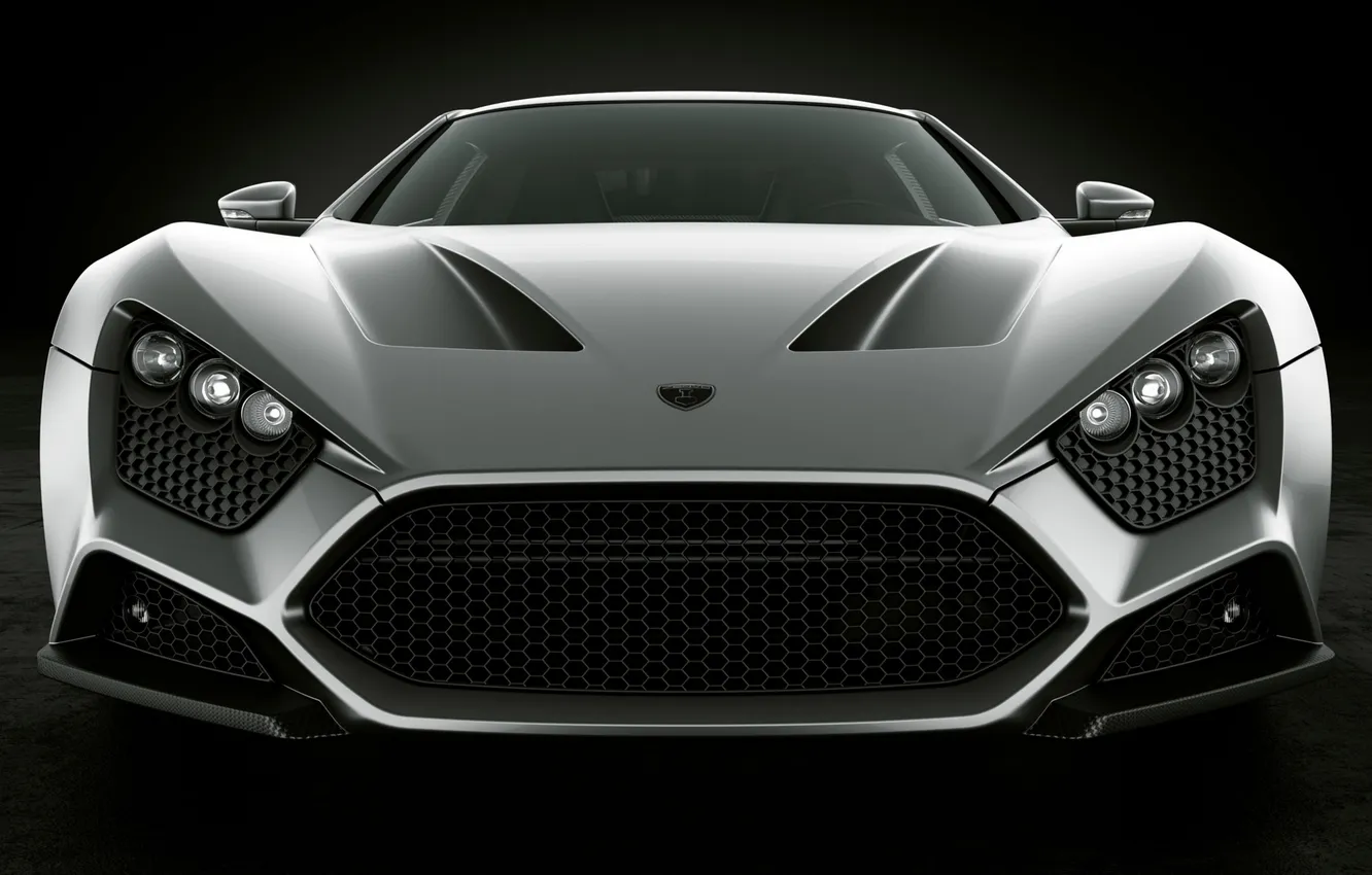 Photo wallpaper car, machine, grey, ST1, Zenvo, car, cars, grey