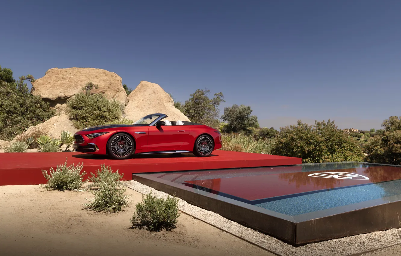 Photo wallpaper Roadster, Mercedes, Roadster, Maybach, Mercedes, luxury, Maybach, Sportcar