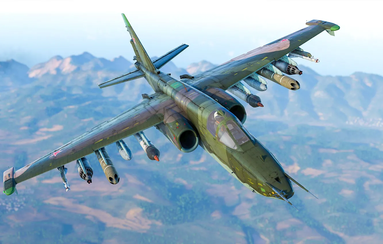 Photo wallpaper USSR, Su-25, OKB P. O. Sukhoi, Front - line attack aircraft