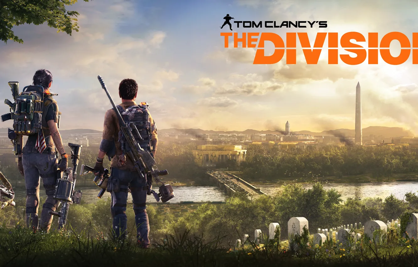Photo wallpaper the city, weapons, Washington, agent, Ubisoft, Tom Clancy's The Division 2, The Division 2