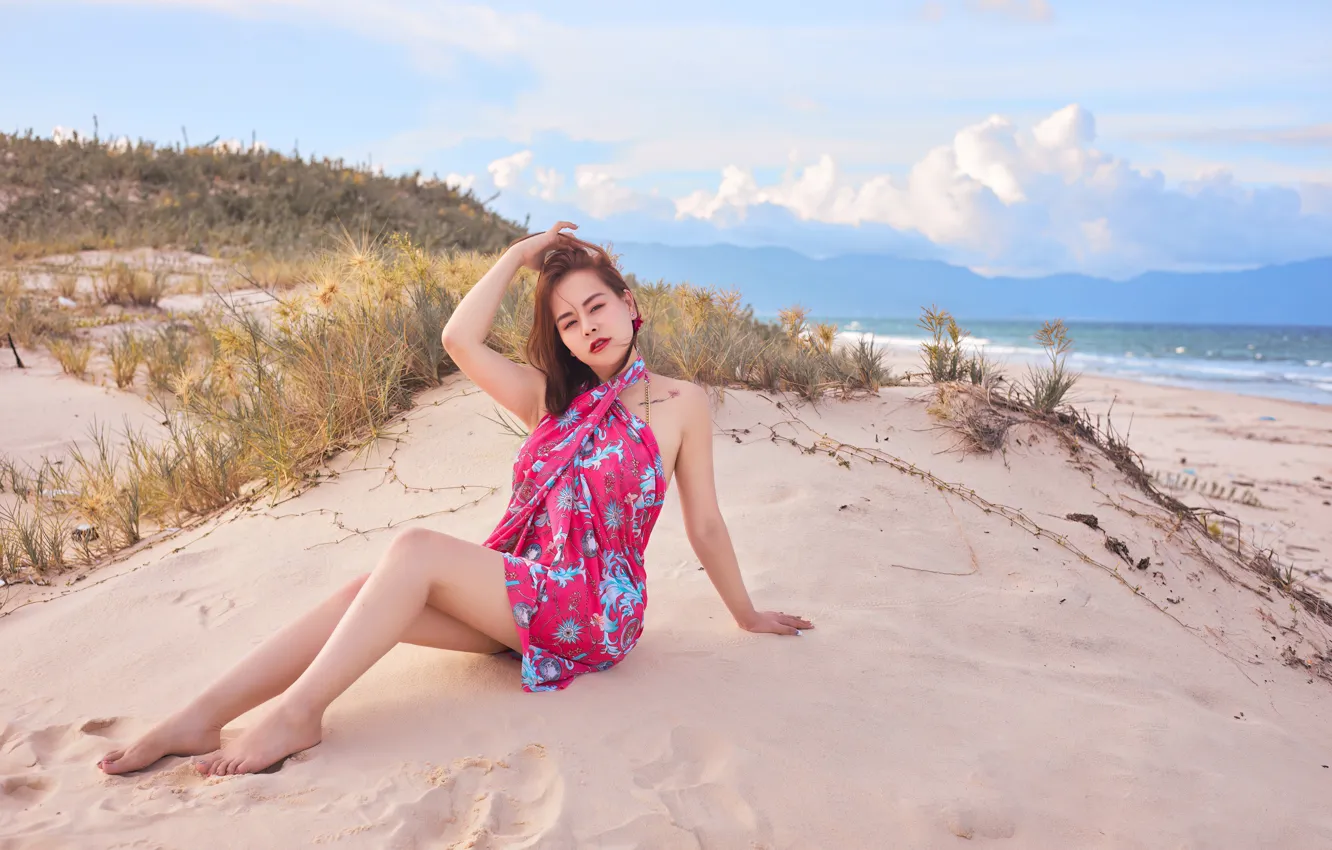 Photo wallpaper China, girl, sexy, girls, woman, model, asian, cute