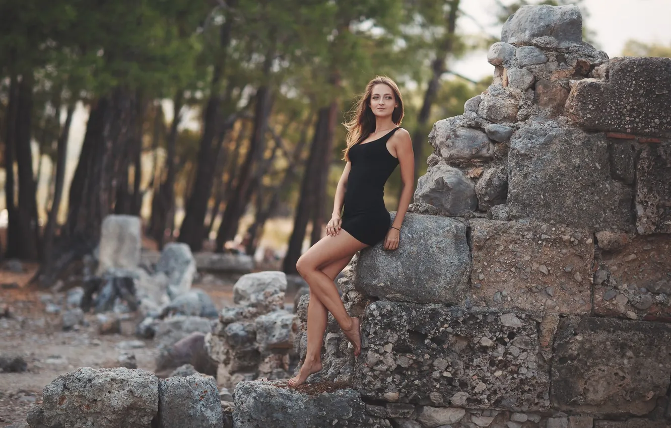 Photo wallpaper girl, sexy, Wallpaper, sweetheart, model, bright, makeup, slim