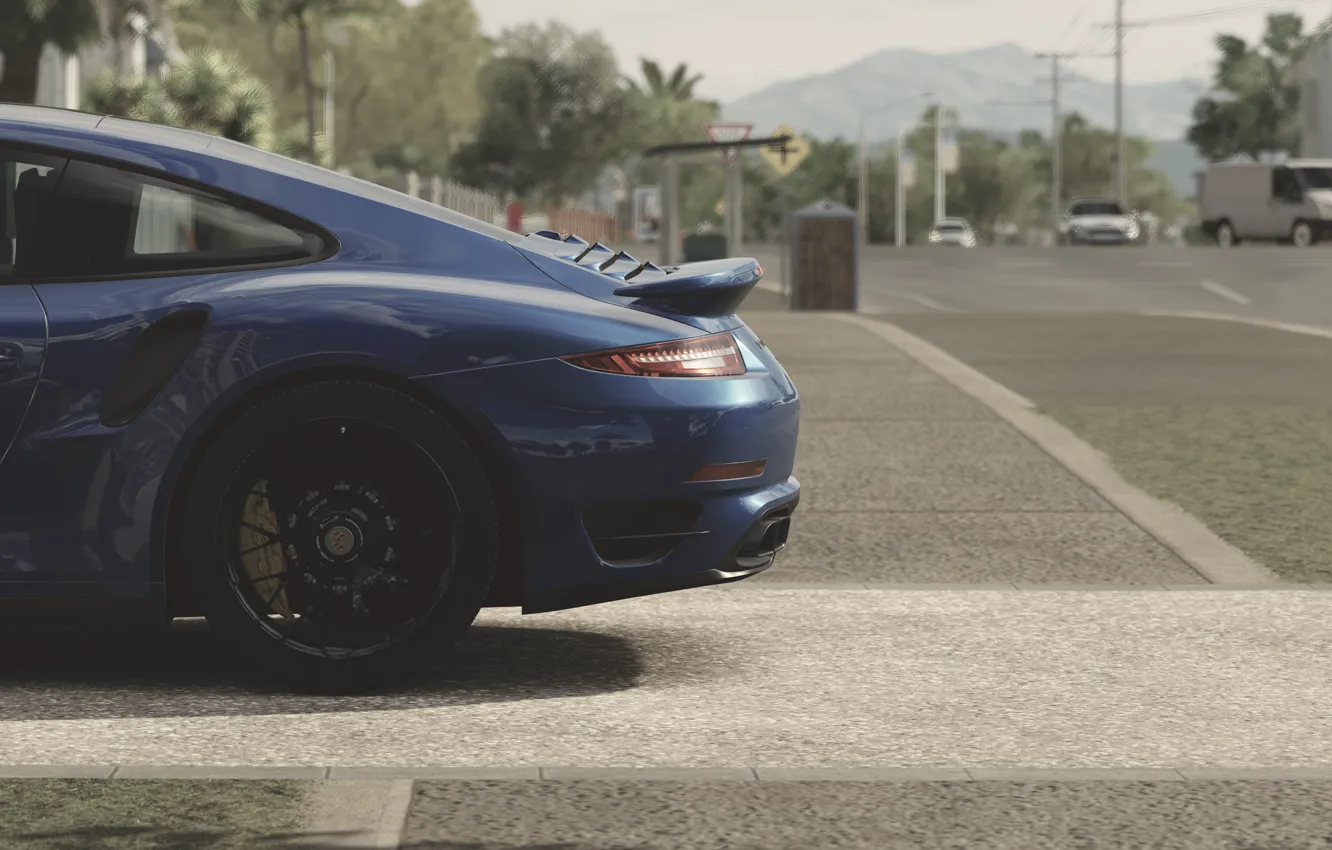 Photo wallpaper Porsche 911, Turbo S, Forza Horizon 3