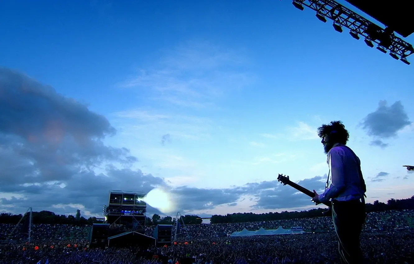Photo wallpaper the crowd, guitar, concert, rock, linkin park, Bradford Philip Delson