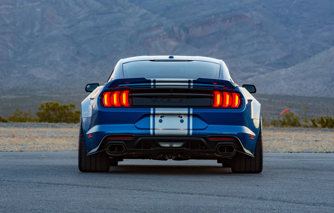 Photo wallpaper Shelby, rear view, 2018, Wide Body, Super Snake