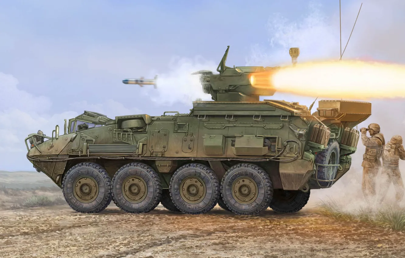 Photo wallpaper General Dynamics Land Systems, lightweight combat vehicle, YOUR, TOW Under Armour