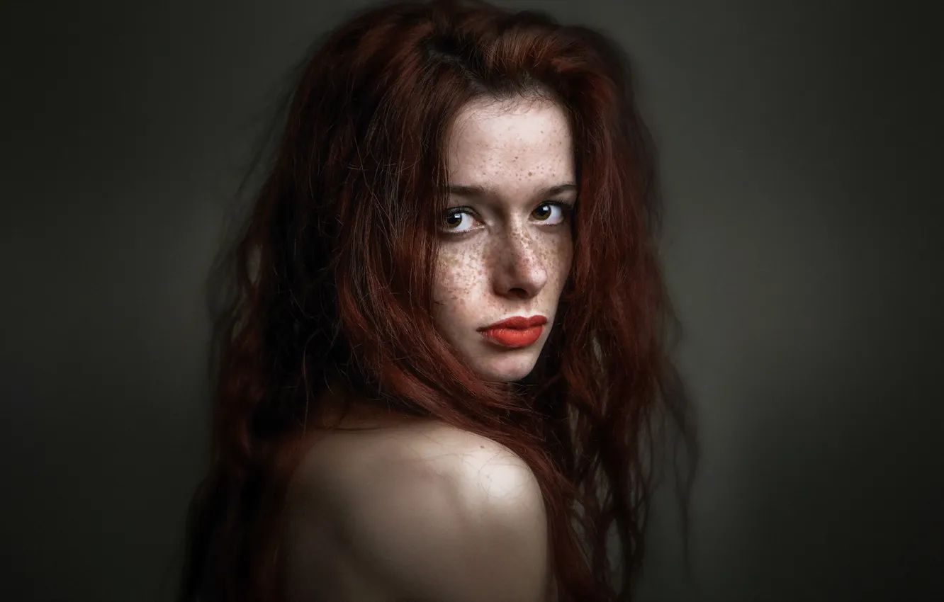 Photo wallpaper look, girl, portrait