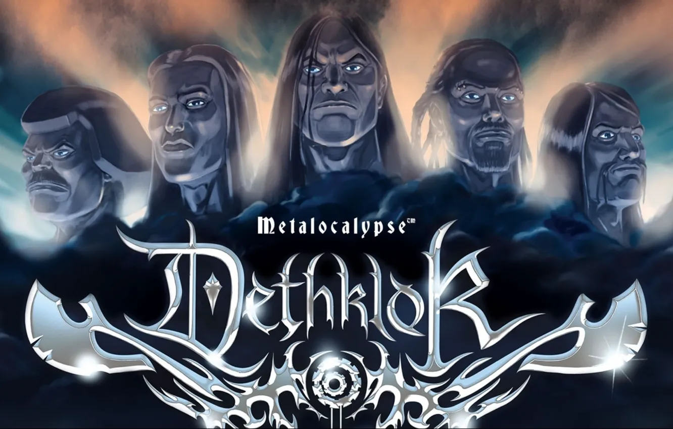 Photo wallpaper band, Deathklok, Death Metal