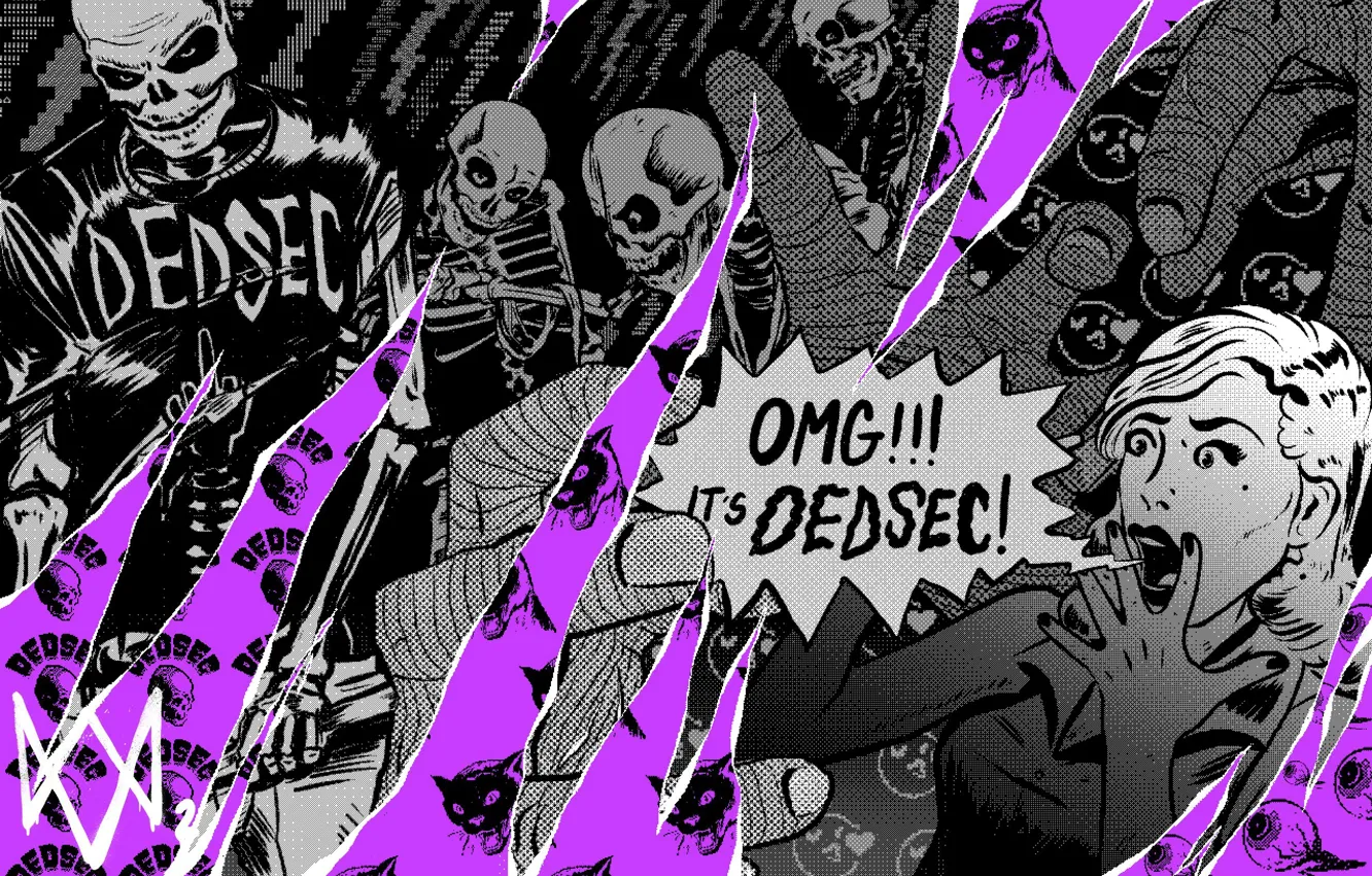 Photo wallpaper Ubisoft, San-Francisco, DedSec, WATCH_DOGS 2