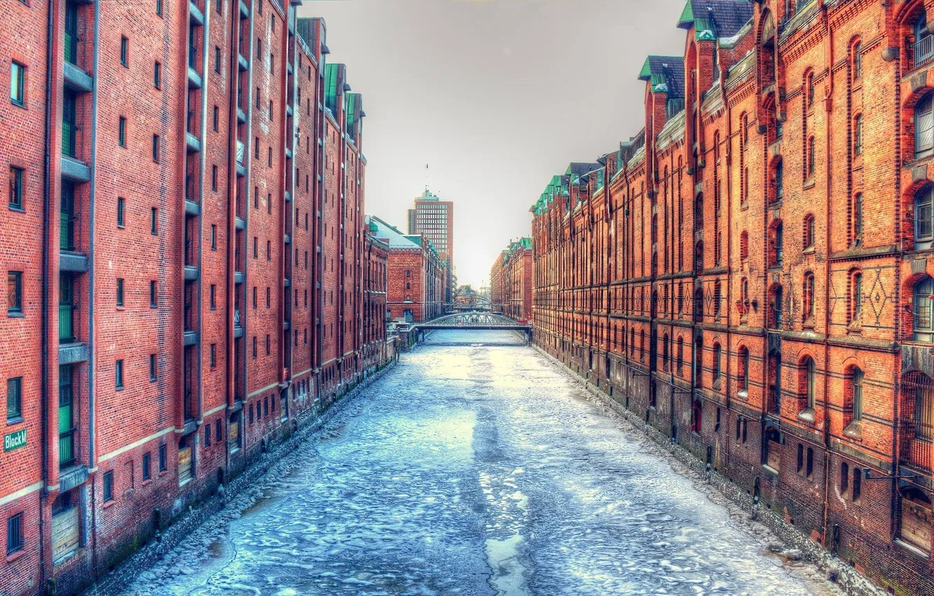 Photo wallpaper ice, water, the city, building, Hong Kong, Hong Kong, Harbor, harbour city