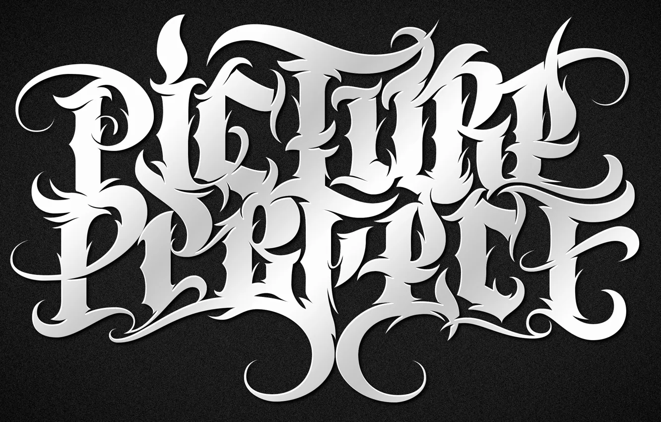 Photo wallpaper logo, logo, art, lettering, Lettering, Picture Perfect