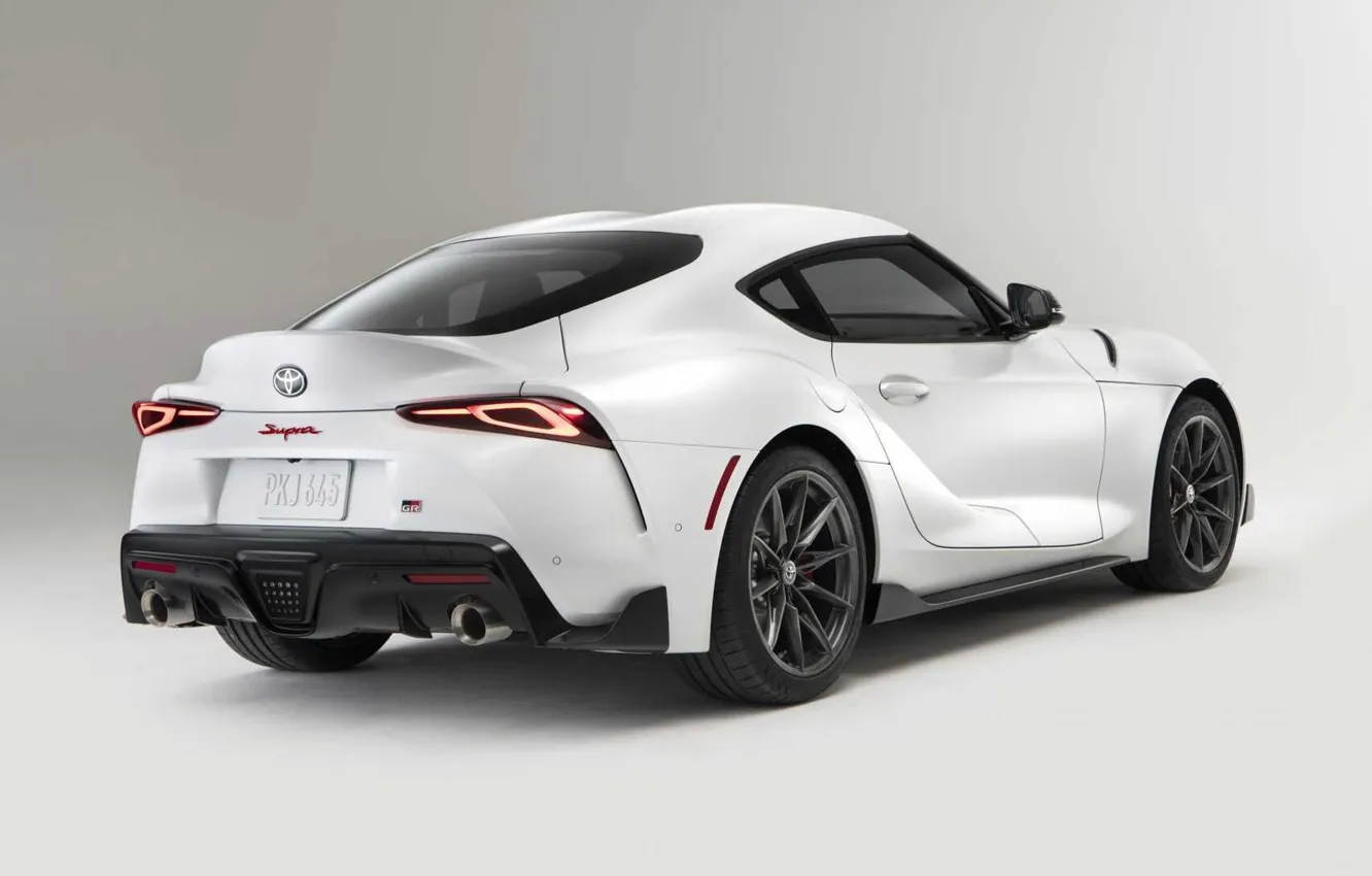 Photo wallpaper rear view, Toyota Supra, exterior