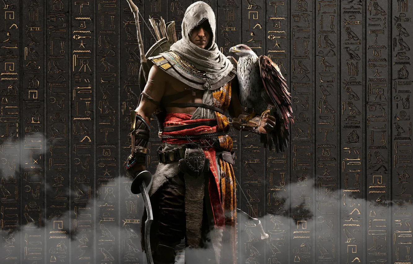 Photo wallpaper Origins, Ubisoft, Assassin's Creed, Assassin, Assassin's Creed: Origins