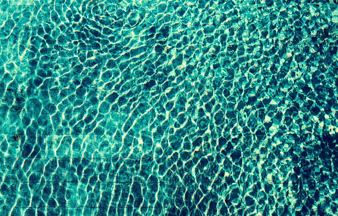 Photo wallpaper water, glare, pool