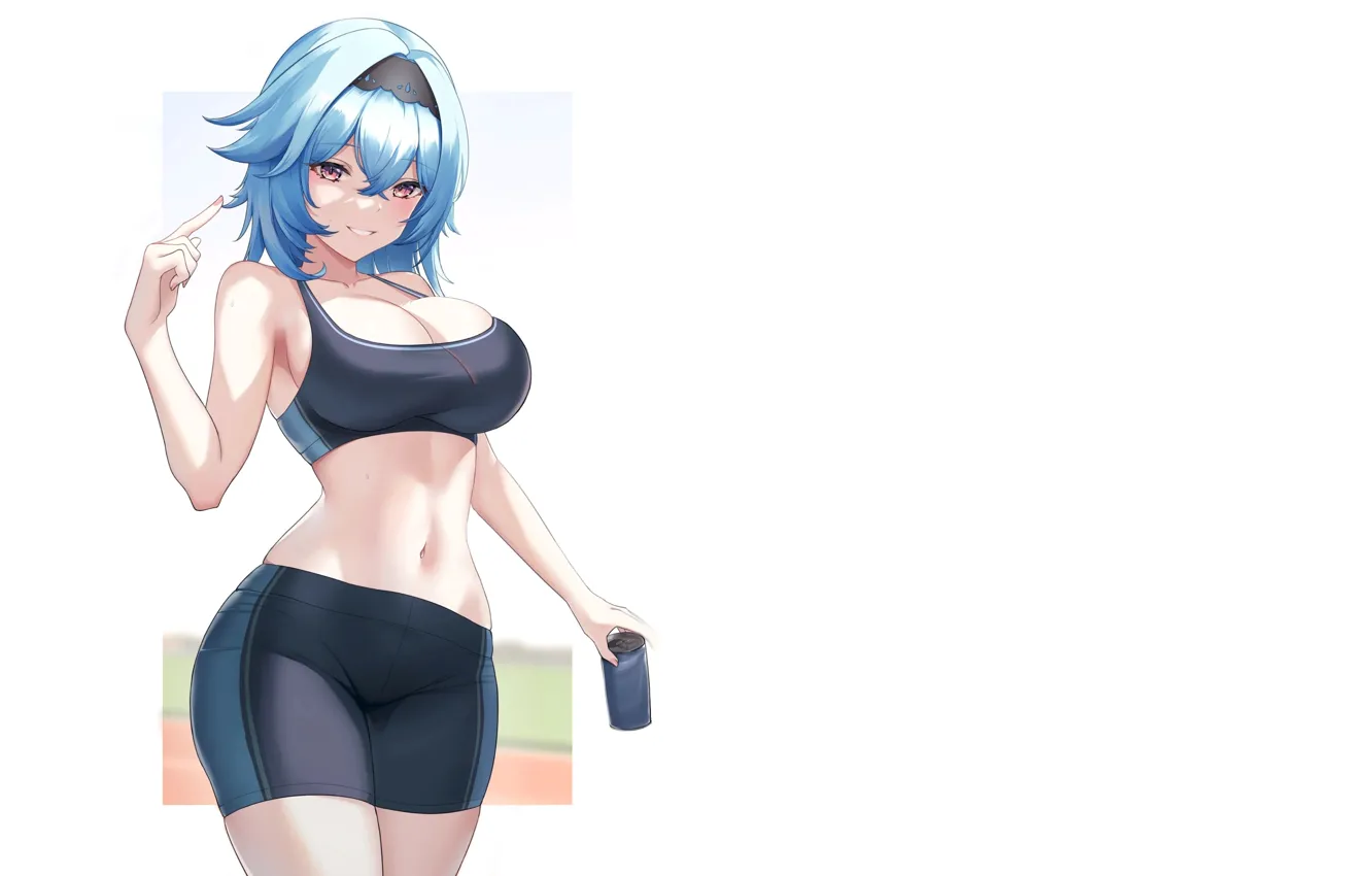 Photo wallpaper girl, hot, sexy, anime, pretty, babe, sports, fitness
