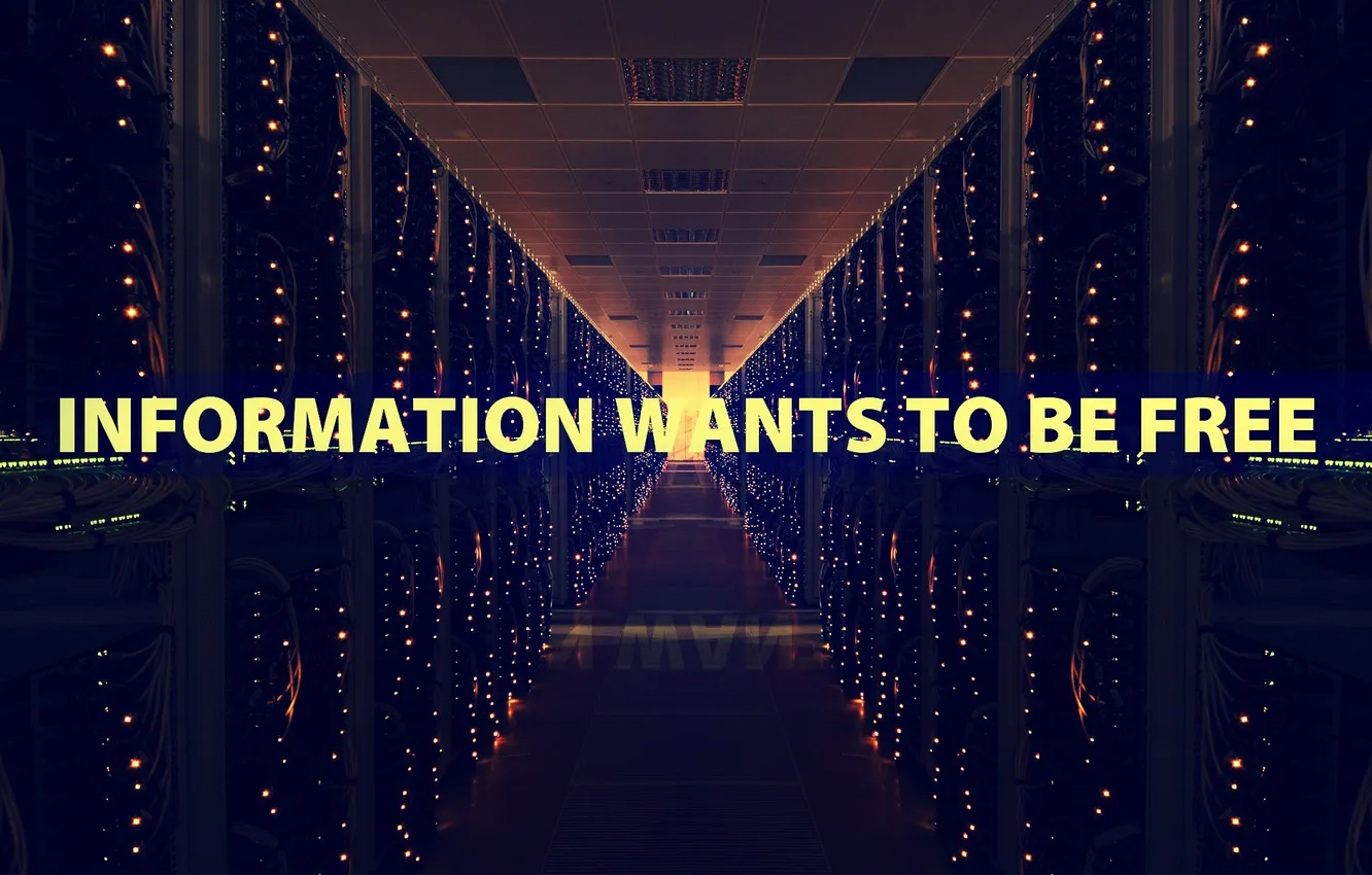 Photo wallpaper information, the inscription, pass, iron, the room, server