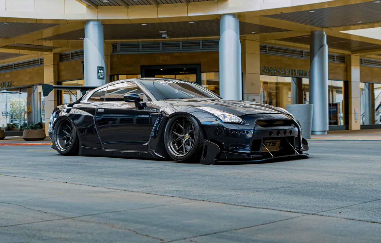 Photo wallpaper GTR, Nissan, Sportcar, Nissan GTR, Pandem, Pandem Nissan GTR