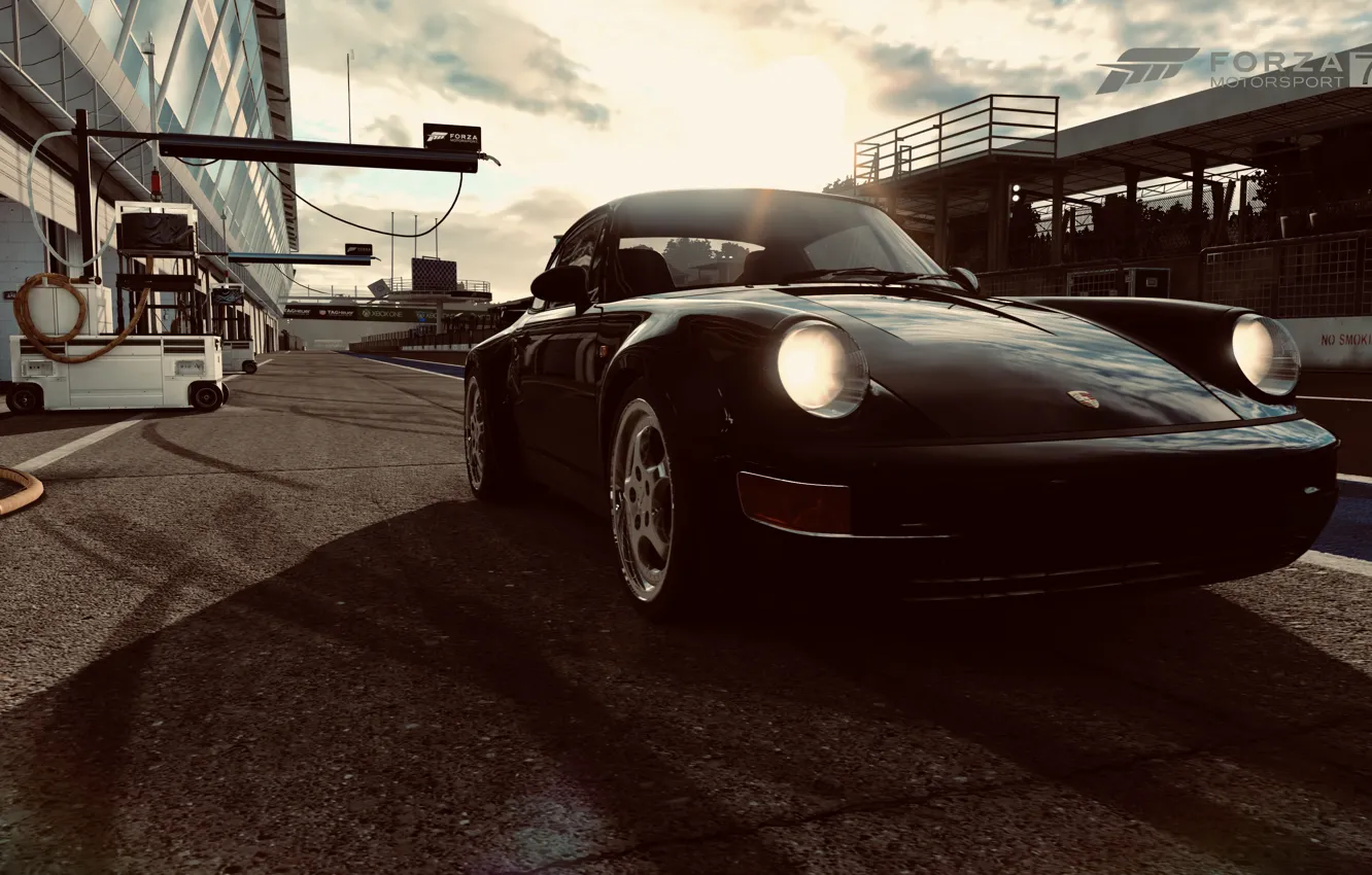 Photo wallpaper HDR, 911, Porsche, game, Turbo, Porsche 911 Turbo, FM7, UHD