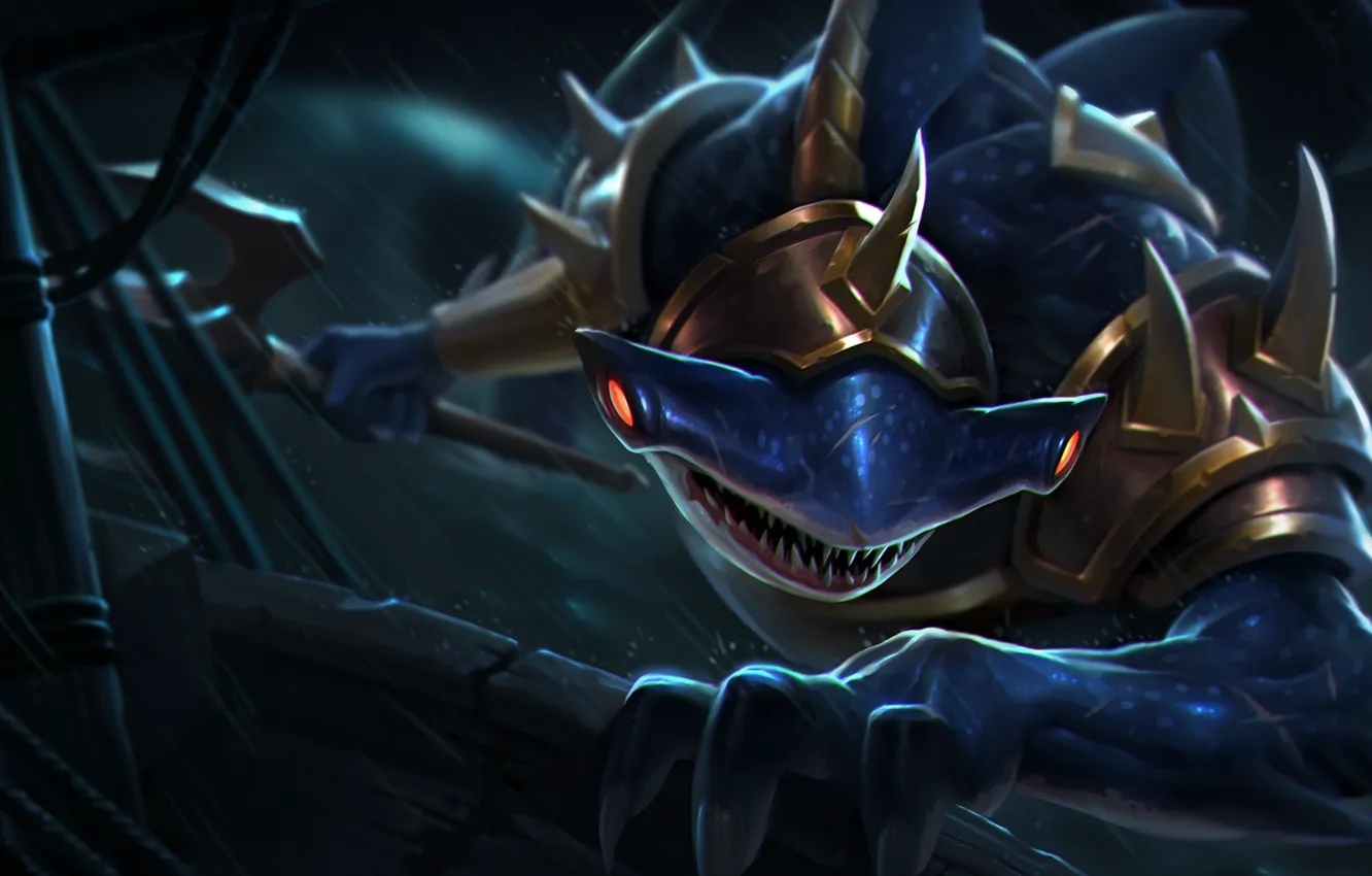 Photo wallpaper shark, hon, art, Heroes of Newerth, APEX Myrmidon