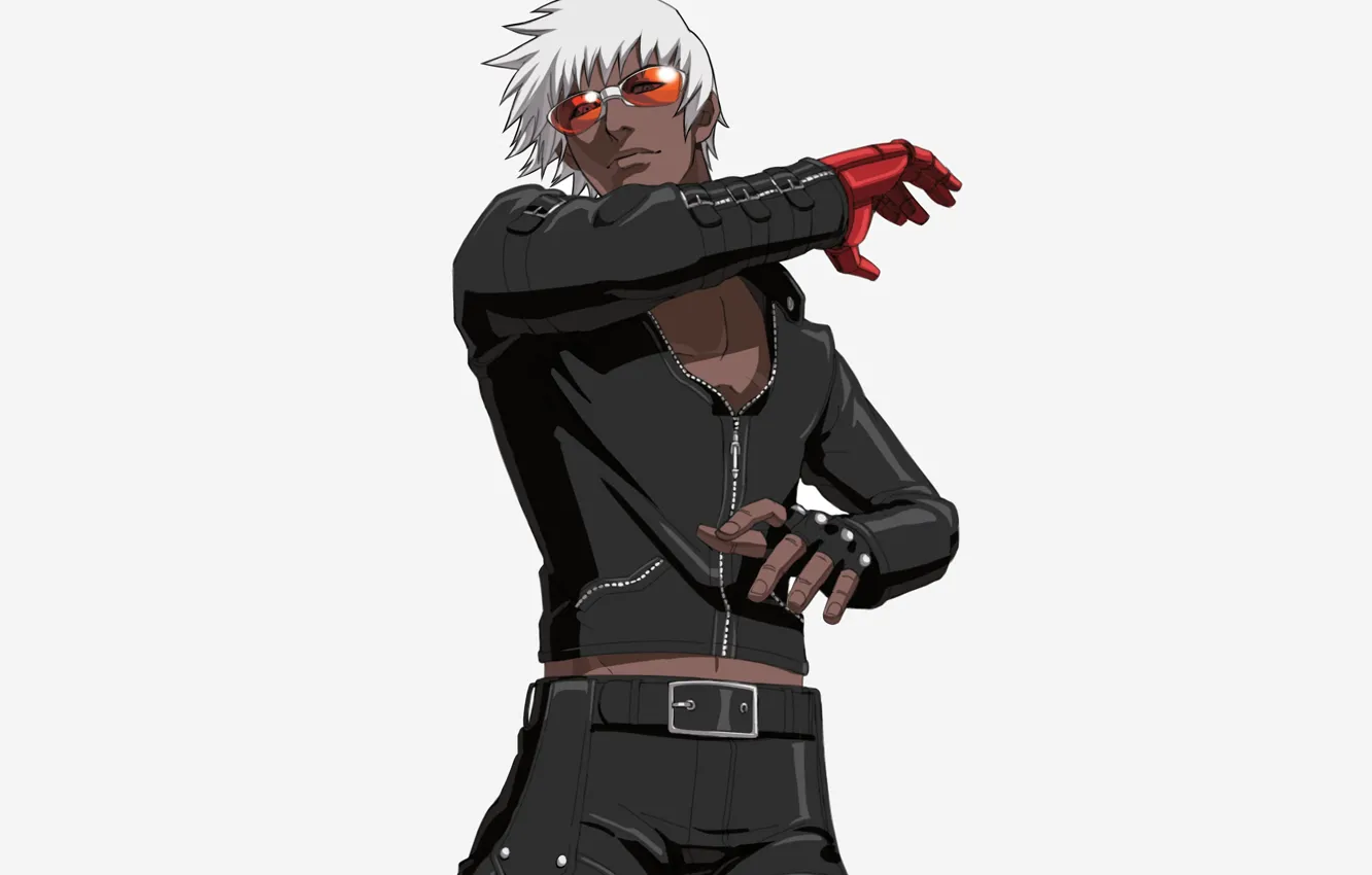 Photo wallpaper background, the game, art, guy, King Of Fighters