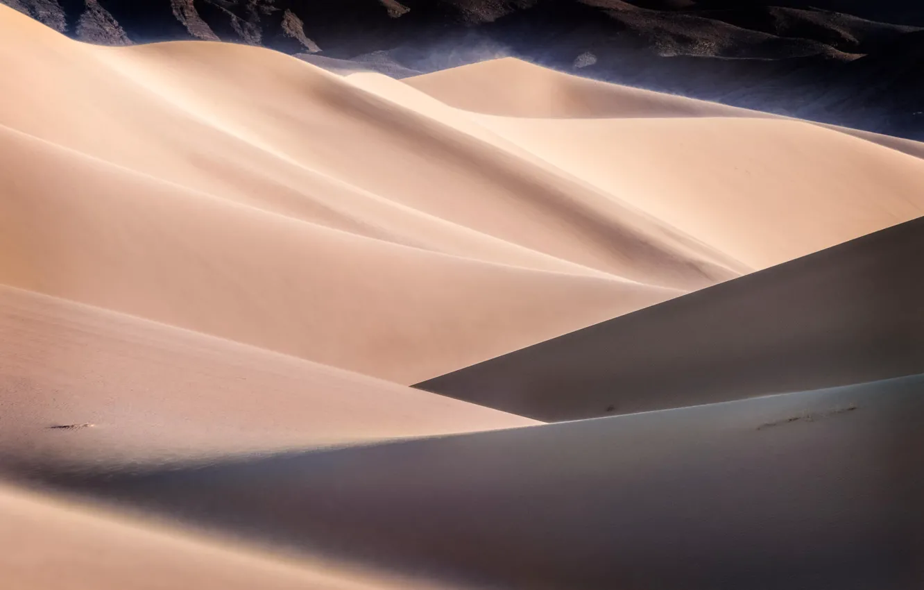 Photo wallpaper sand, nature, desert, dunes