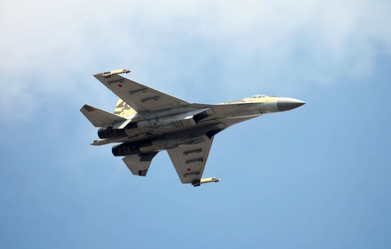 Photo wallpaper fighter, Su-35, Dry, Flanker-E+, The Russian air force