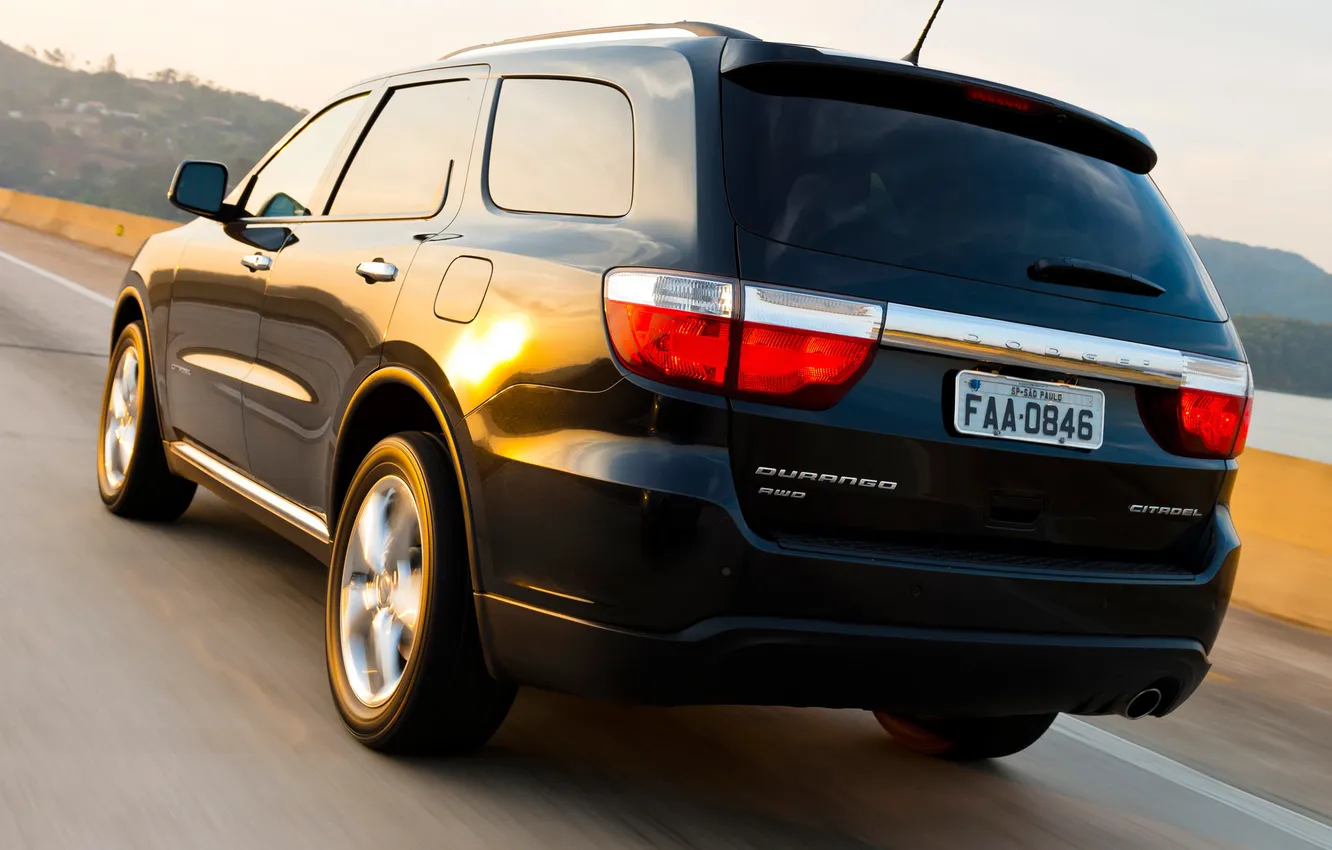 Photo wallpaper machine, Dodge, rear view, crossover, Durango, Citadel
