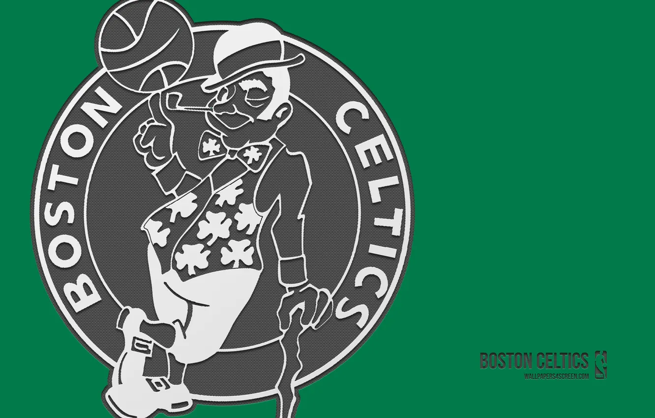 Photo wallpaper logo, basketball, Boston, NBA, Boston Celtics, Celtics, Emblem, badge