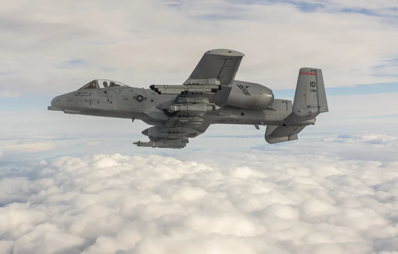 Photo wallpaper attack, UNITED STATES AIR FORCE, Fairchild Republic A-10 Thunderbolt II, American single twin-engine