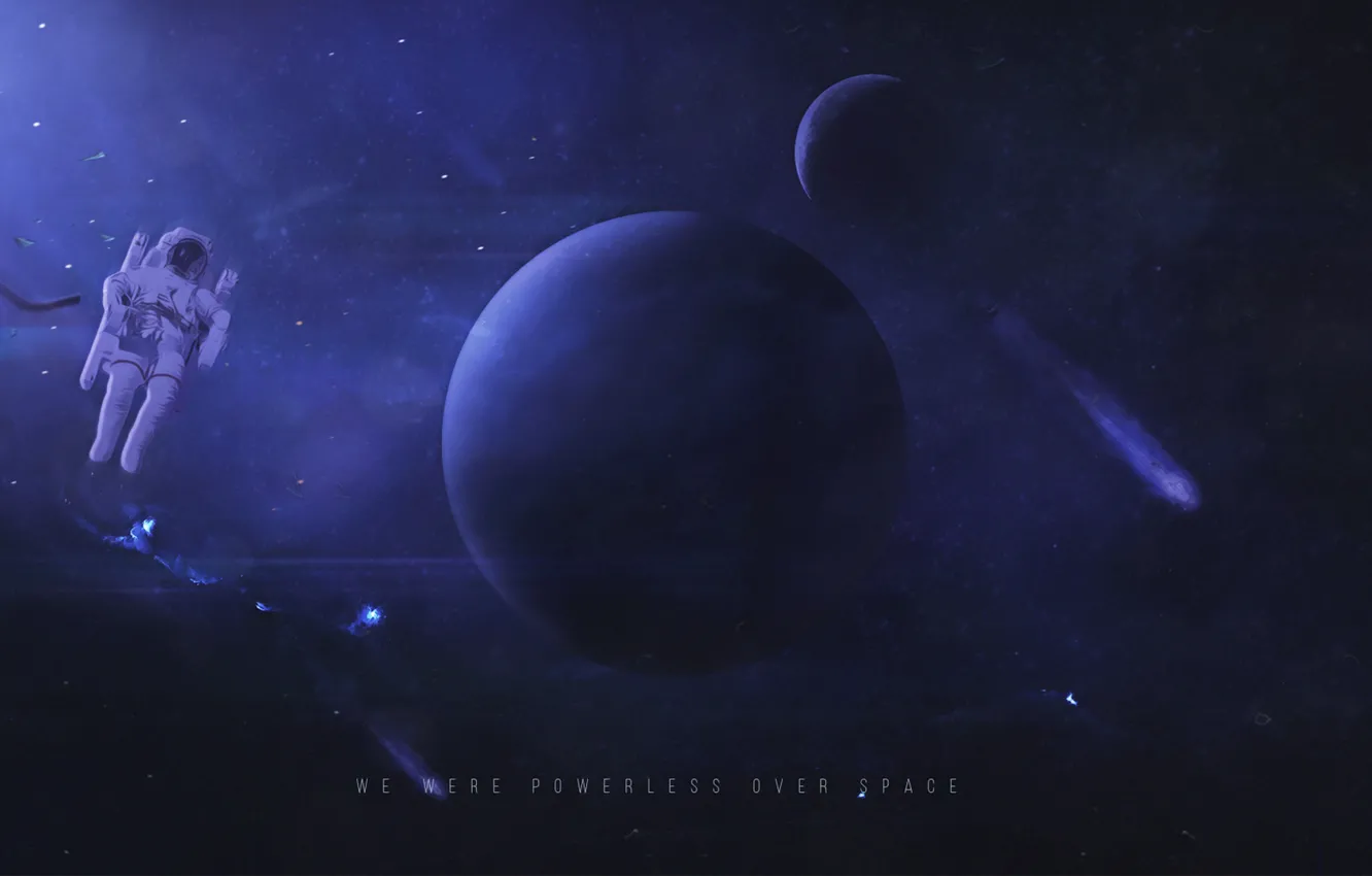 Photo wallpaper space, space, weightlessness