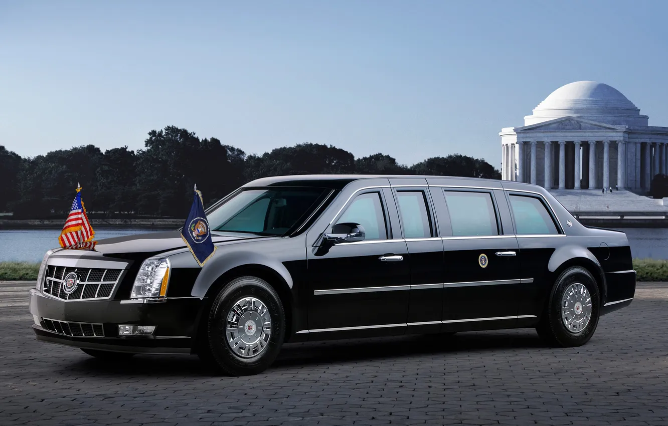 Photo wallpaper Cadillac, car, limousine