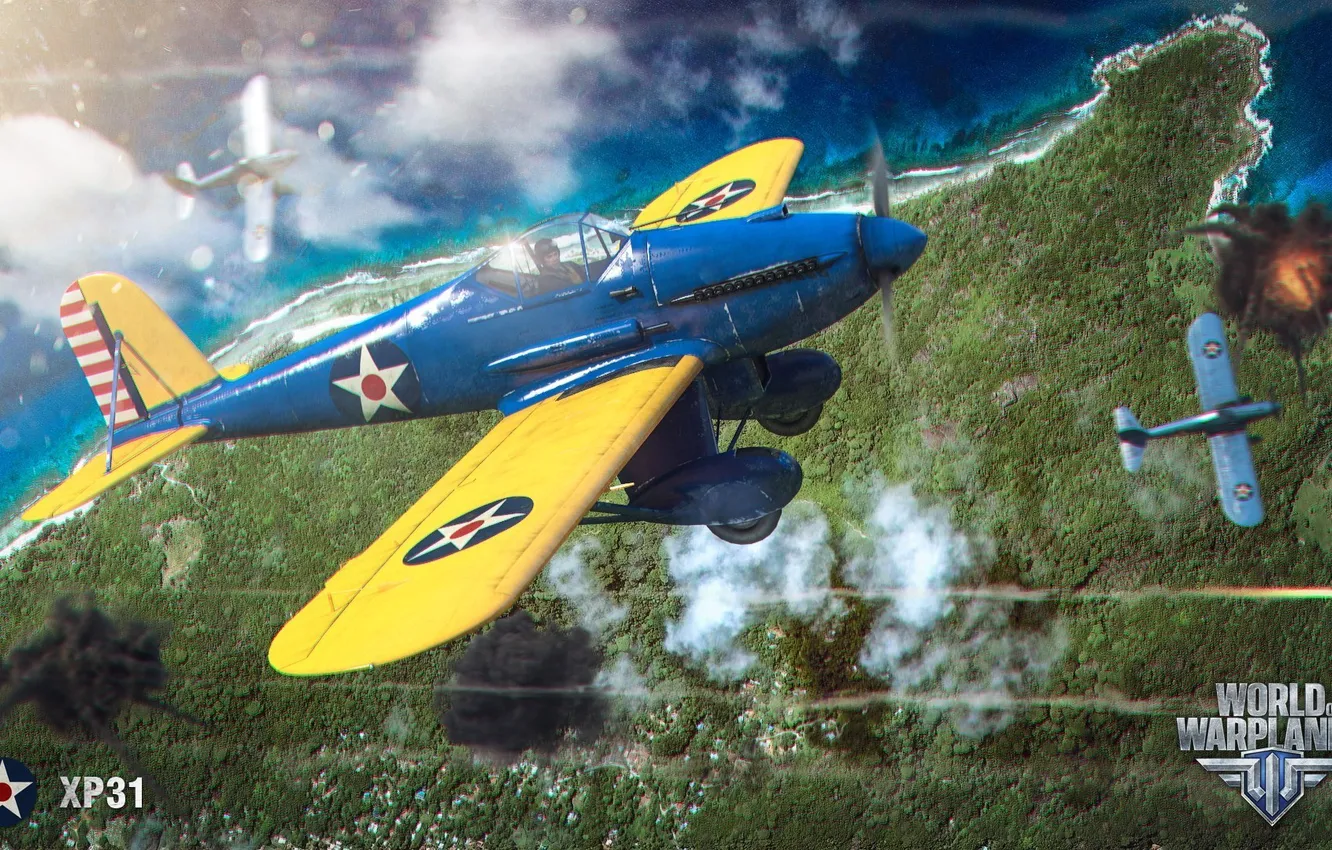 Photo wallpaper the plane, aviation, air, MMO, Wargaming.Net, World of Warplanes, WoWp, BigWorld