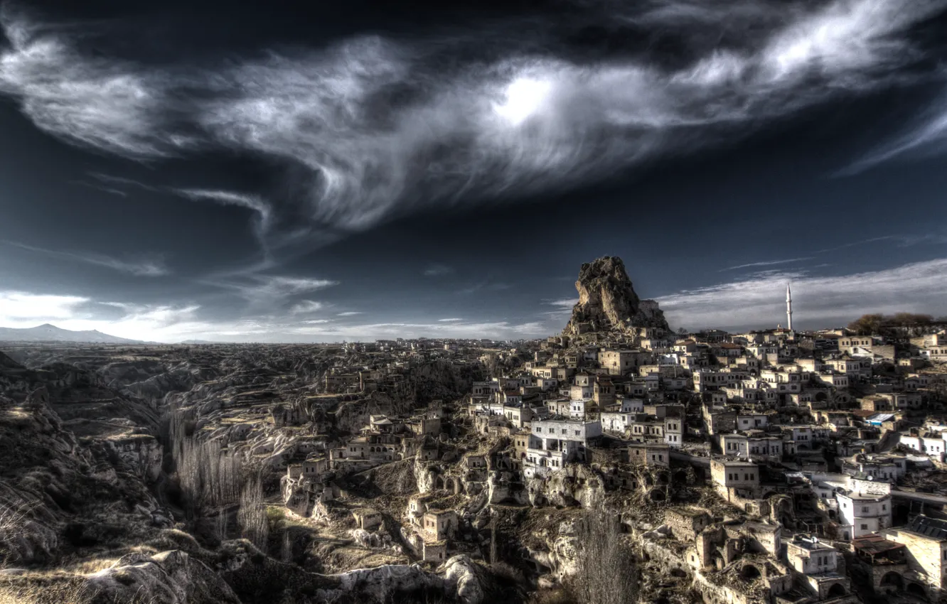 Photo wallpaper Turkey, Cappadocia, Uchisar