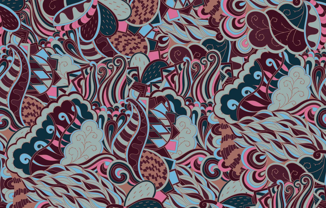 Photo wallpaper abstraction, background, pattern, texture, background, Paisley