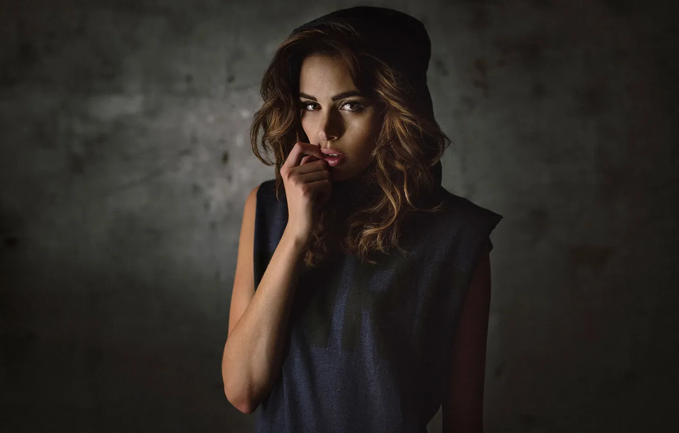 Photo wallpaper look, hood, sponge