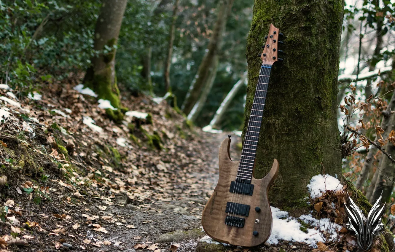 Photo wallpaper music, background, guitar