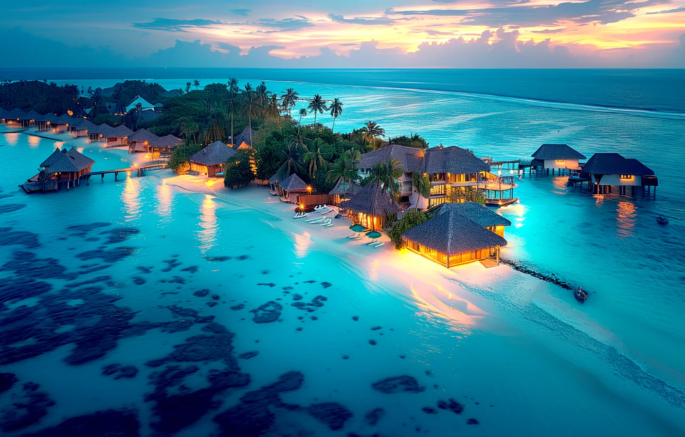 Photo wallpaper beach, sea, nature