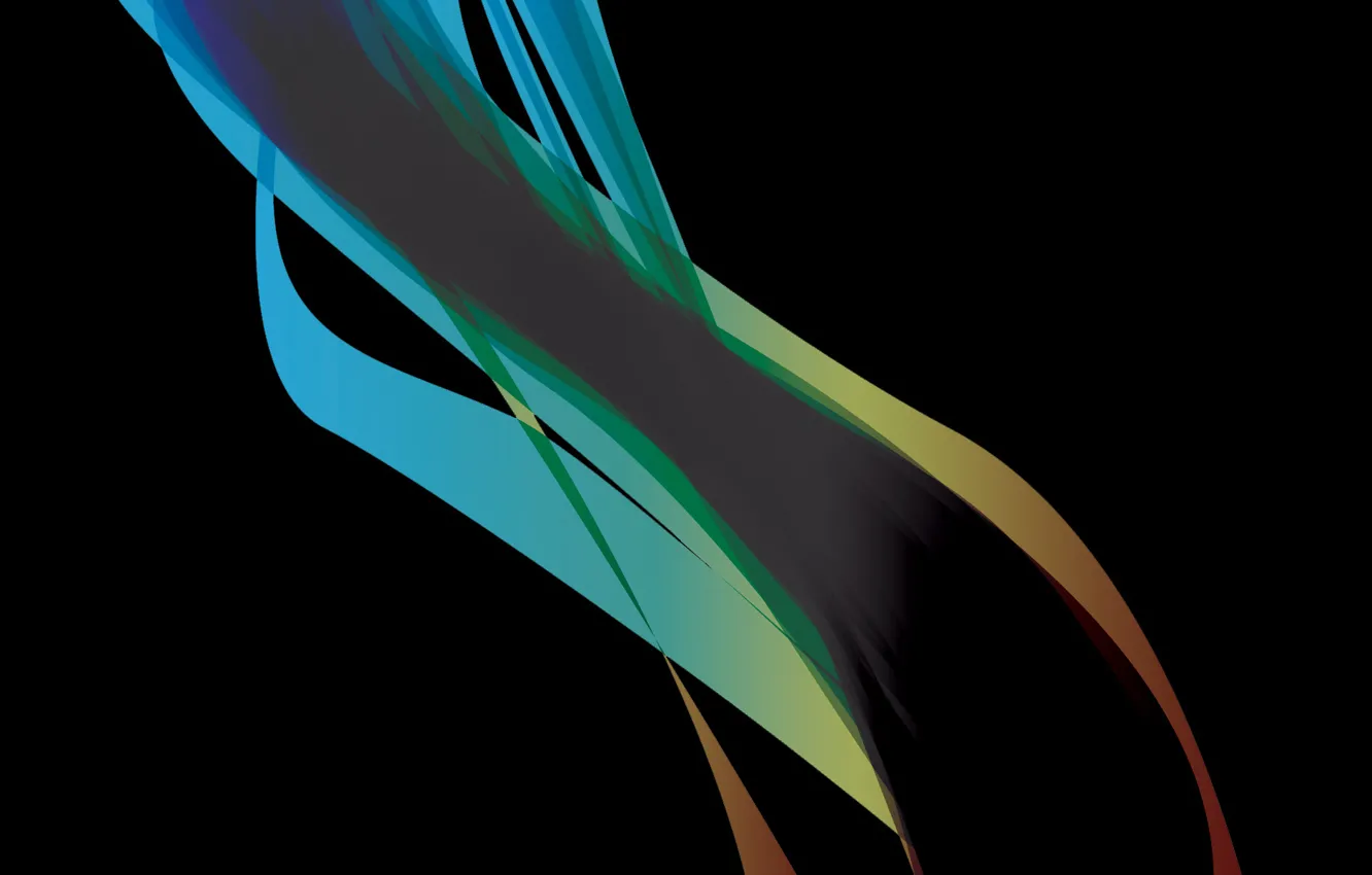 Photo wallpaper wave, line, color