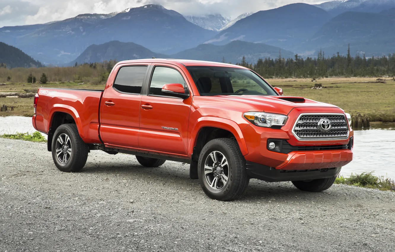 Wallpaper Trd, 2015, Tacoma, Toyota, Sport, Double Cab, Tacoma, Toyota 