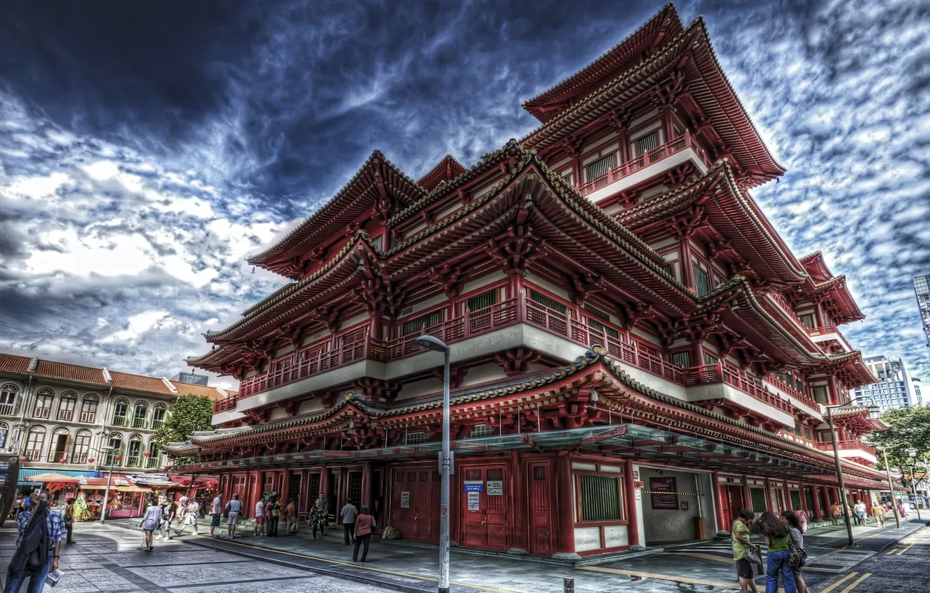 Photo wallpaper Singapore, temple, Singapore