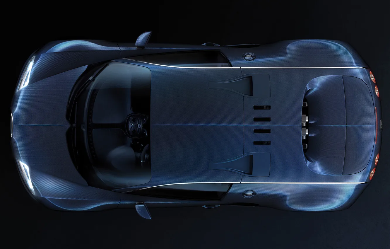 Photo wallpaper Veyron, carbon