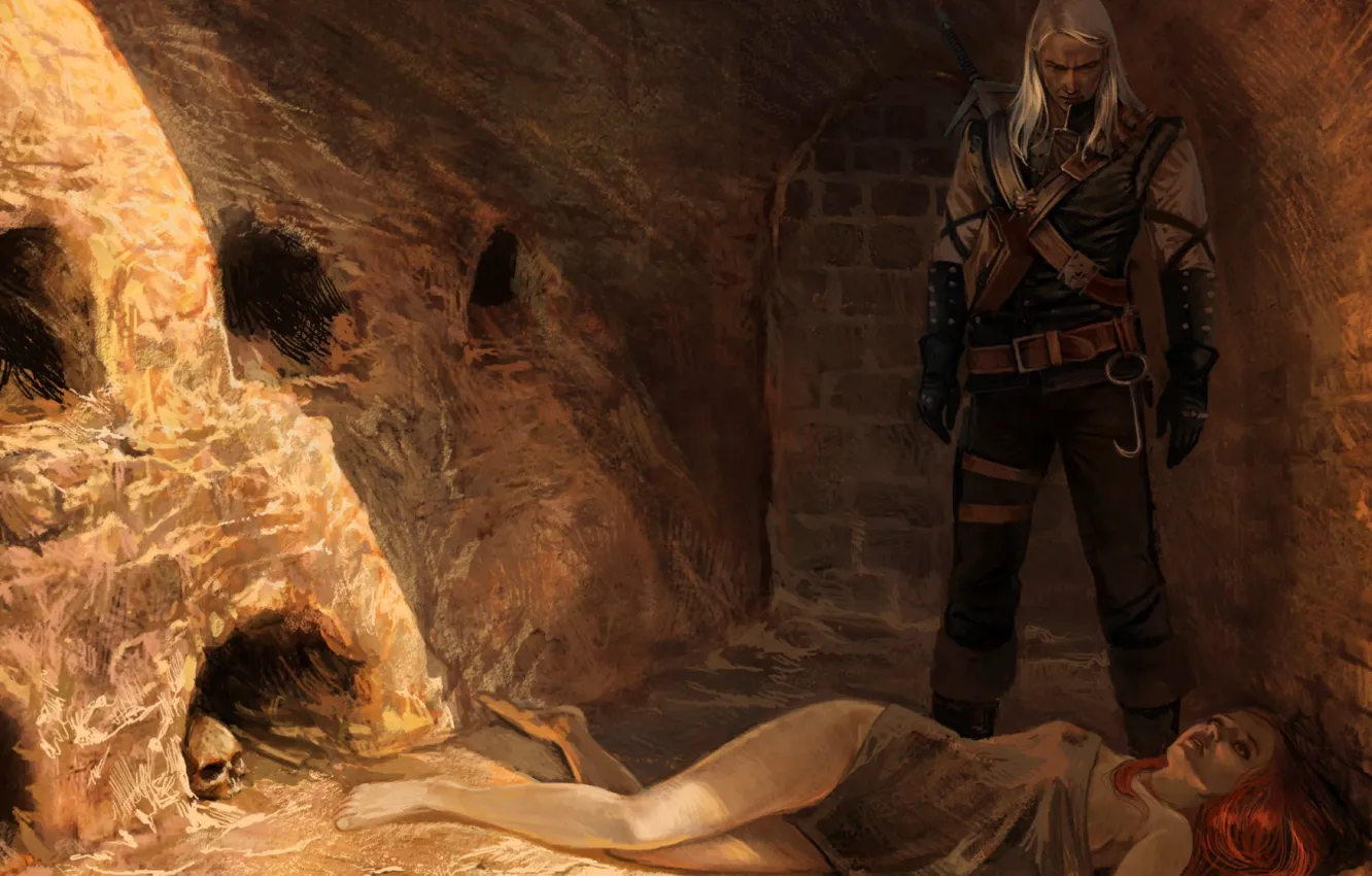Photo wallpaper game, Geralt, TheWitcher