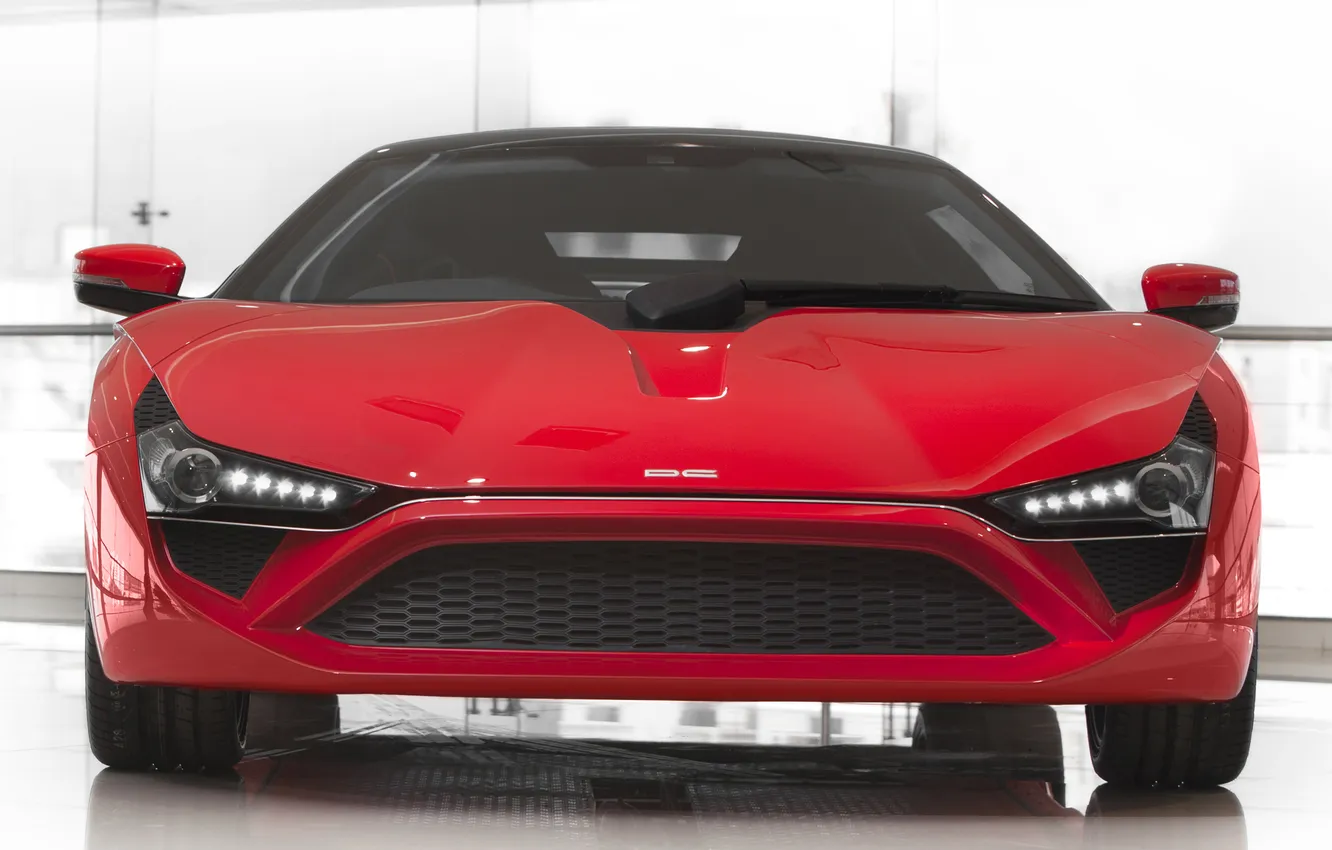 Photo wallpaper lights, supercar, front view, DC Design, Avanti