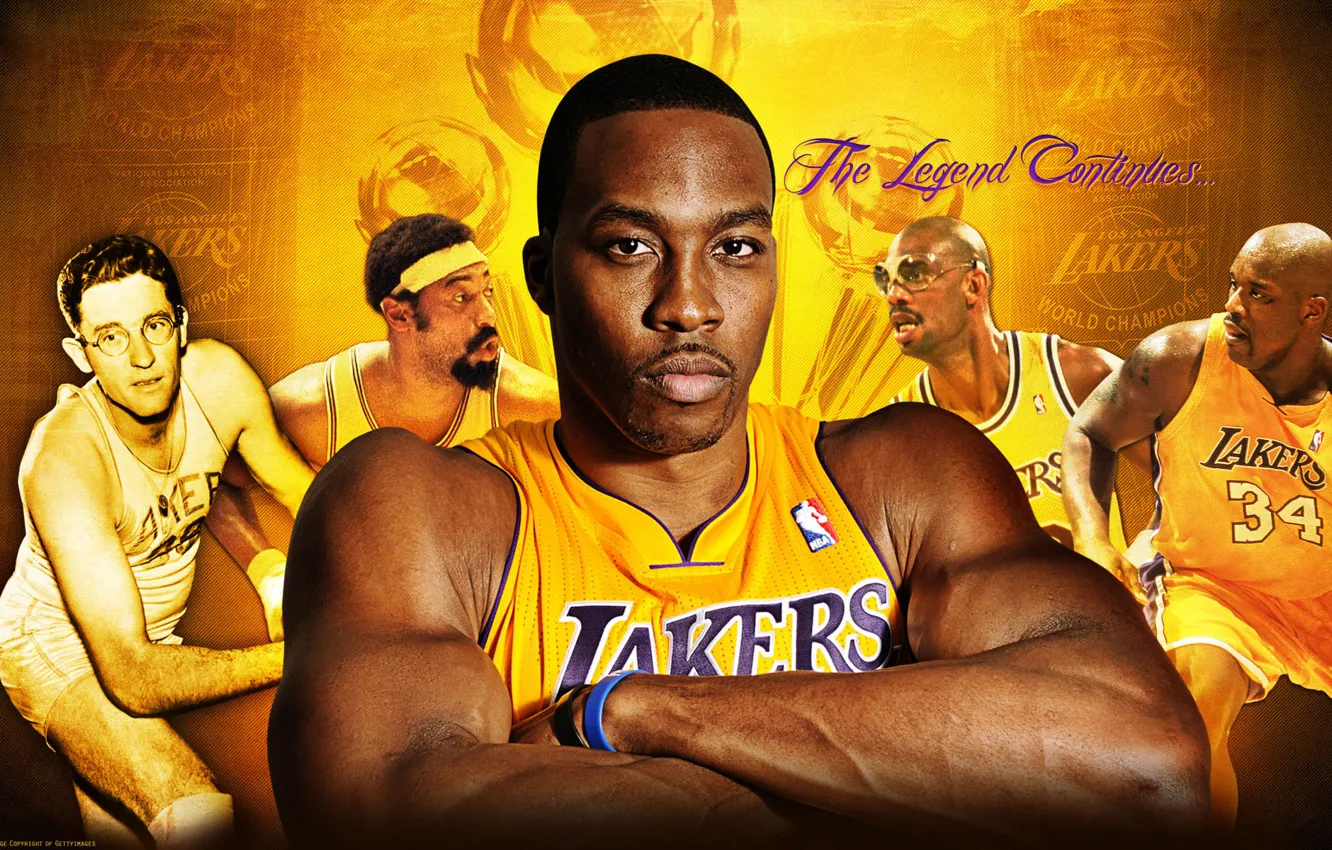 Photo wallpaper NBA, Lakers, Dwight, Howard