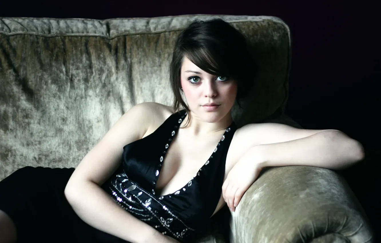 Photo wallpaper neckline, sponge, Imogen