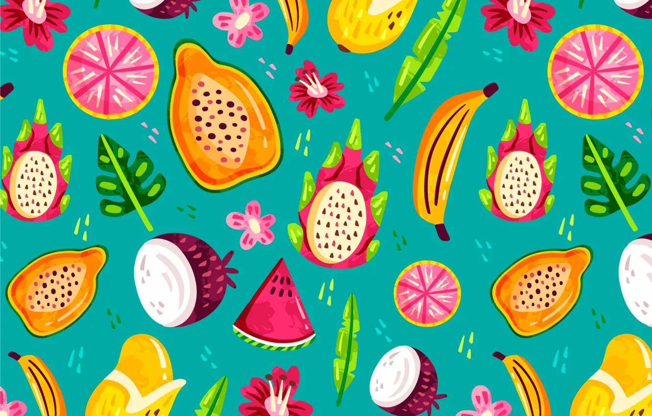 Photo wallpaper texture, pattern, fruit