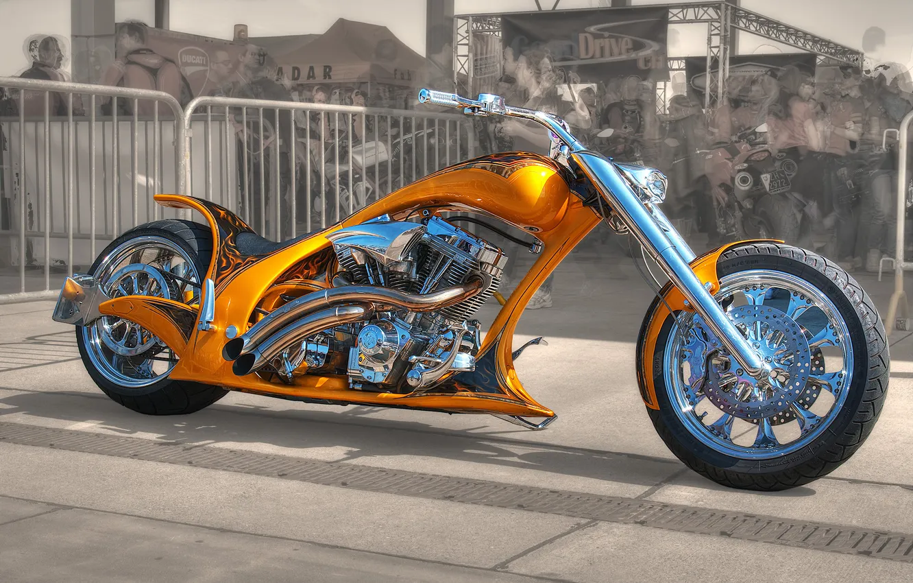 Photo wallpaper design, style, background, HDR, motorcycle, form, bike