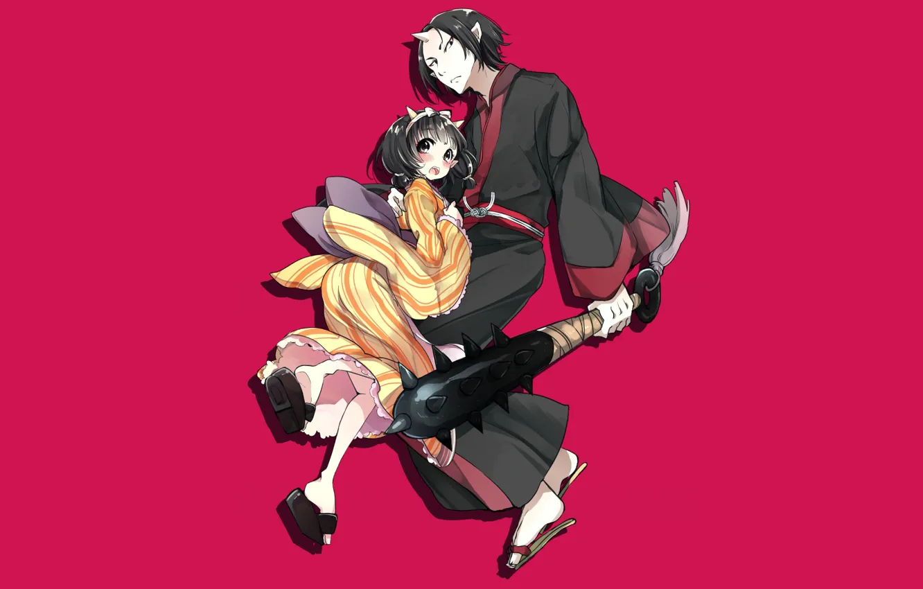 Photo wallpaper girl, two, Hoozuki no Reitetsu, Hozuki, Cold-Blooded Hozuki