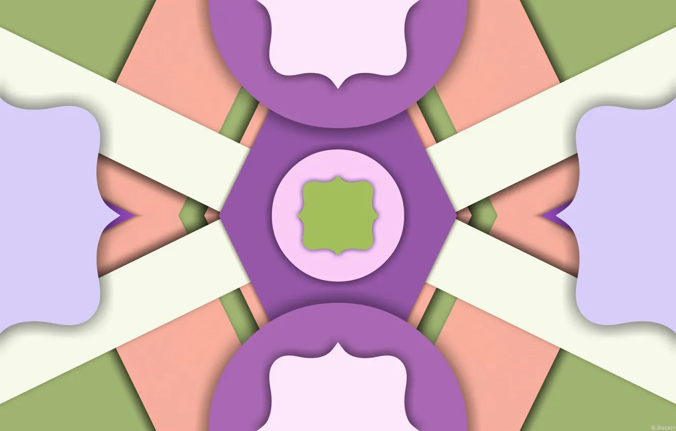 Photo wallpaper color, shadow, figure